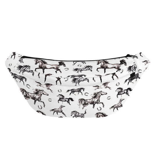 Watercolor Horse Pattern Print Fanny Pack