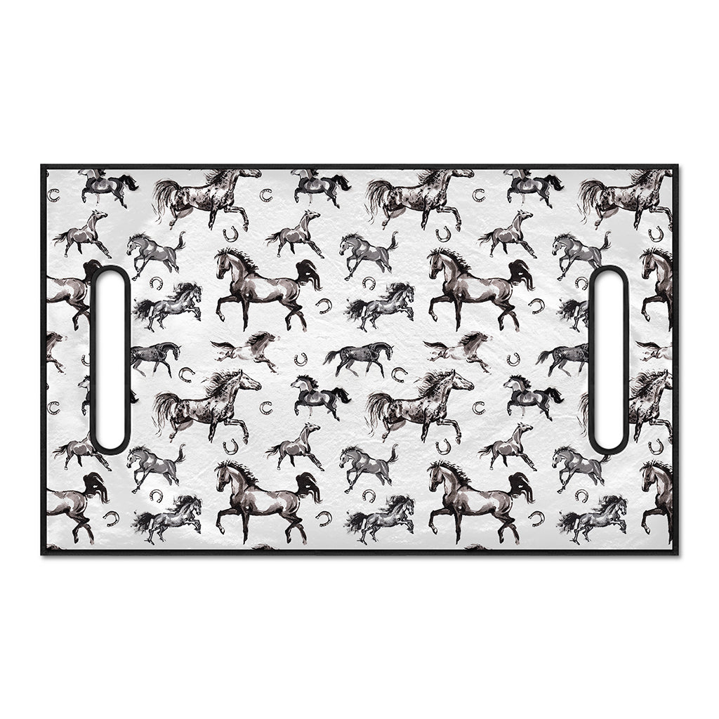 Watercolor Horse Pattern Print Golf Cart Seat Cover