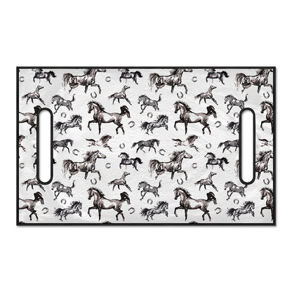 Watercolor Horse Pattern Print Golf Cart Seat Cover