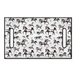 Watercolor Horse Pattern Print Golf Cart Seat Cover