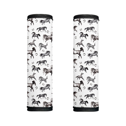 Watercolor Horse Pattern Print Handle Covers