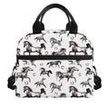 Watercolor Horse Pattern Print Insulated Lunch Bag