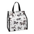 Watercolor Horse Pattern Print Insulated Lunch Tote