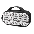 Watercolor Horse Pattern Print Portable Cooler Travel Case
