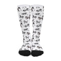 Watercolor Horse Pattern Print Long Socks