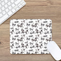 Watercolor Horse Pattern Print Mouse Pad