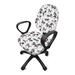 Watercolor Horse Pattern Print Office Chair Cover