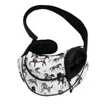 Watercolor Horse Pattern Print Pet Sling Carrier