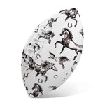 Watercolor Horse Pattern Print Rugby Ball