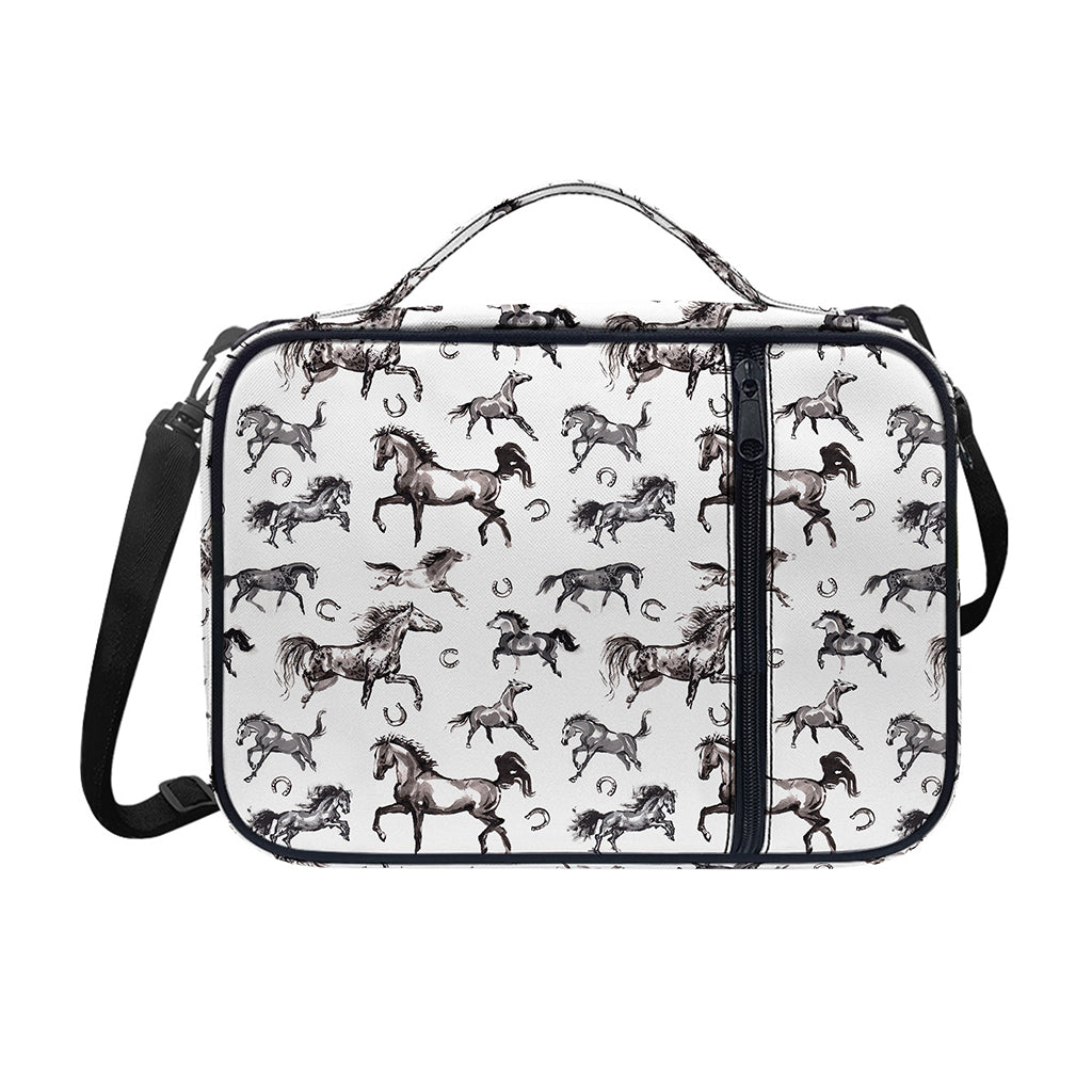 Watercolor Horse Pattern Print Shoulder Strap Bible Bag