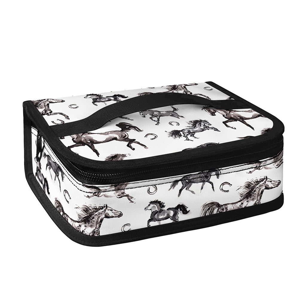 Watercolor Horse Pattern Print Small Lunch Bag