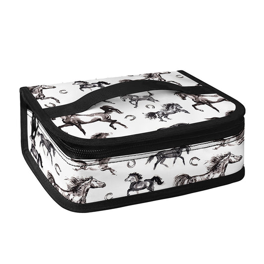 Watercolor Horse Pattern Print Small Lunch Bag