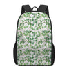 Watercolor Ivy Leaf Pattern Print 17 Inch Backpack