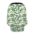 Watercolor Ivy Leaf Pattern Print Baby Seat Cover