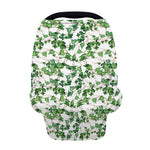 Watercolor Ivy Leaf Pattern Print Baby Seat Cover