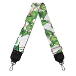 Watercolor Ivy Leaf Pattern Print Bag Strap