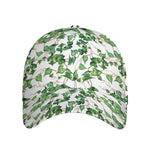 Watercolor Ivy Leaf Pattern Print Baseball Cap