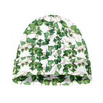 Watercolor Ivy Leaf Pattern Print Beanie