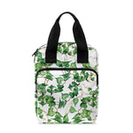 Watercolor Ivy Leaf Pattern Print Bible Tote Bag