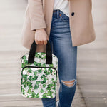 Watercolor Ivy Leaf Pattern Print Bible Tote Bag