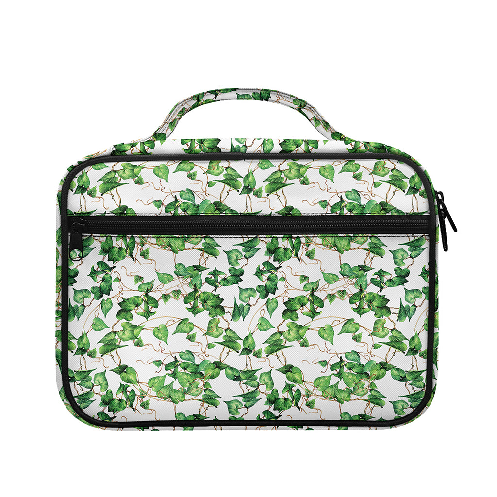 Watercolor Ivy Leaf Pattern Print Briefcase Bible Bag