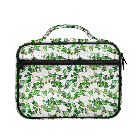 Watercolor Ivy Leaf Pattern Print Briefcase Bible Bag