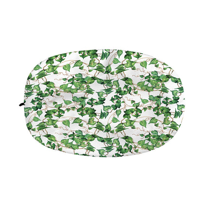 Watercolor Ivy Leaf Pattern Print Car Side Mirror Covers