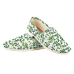 Watercolor Ivy Leaf Pattern Print Casual Shoes