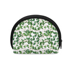 Watercolor Ivy Leaf Pattern Print Coin Purse