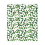 Watercolor Ivy Leaf Pattern Print Curtain