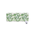 Watercolor Ivy Leaf Pattern Print Extended Mouse Pad