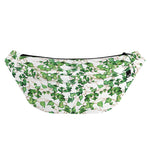 Watercolor Ivy Leaf Pattern Print Fanny Pack
