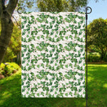 Watercolor Ivy Leaf Pattern Print Garden Flag