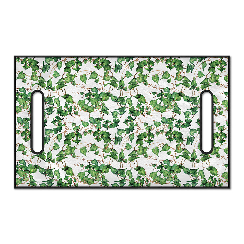 Watercolor Ivy Leaf Pattern Print Golf Cart Seat Cover