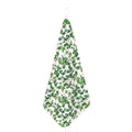 Watercolor Ivy Leaf Pattern Print Hand Towel