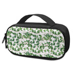 Watercolor Ivy Leaf Pattern Print Insulin Cooler Travel Case