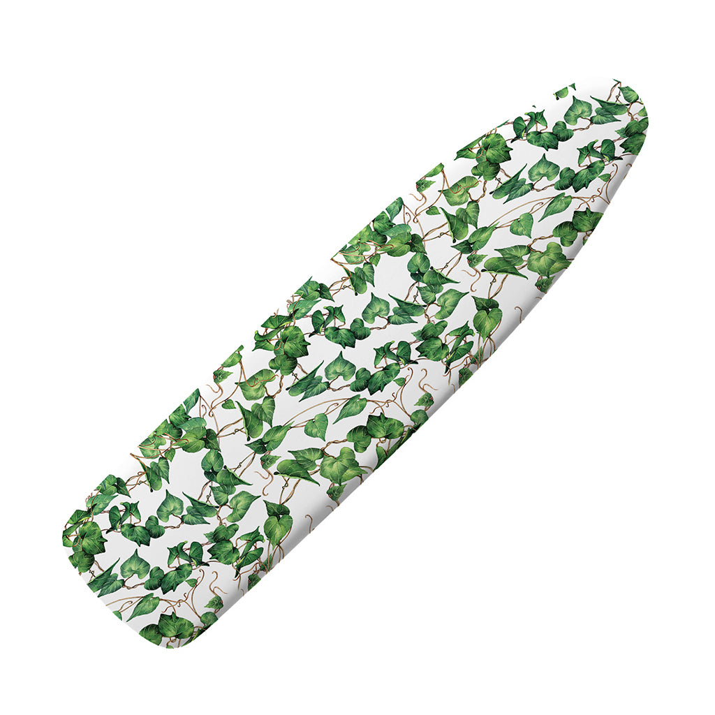 Watercolor Ivy Leaf Pattern Print Ironing Board Cover