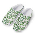 Watercolor Ivy Leaf Pattern Print Mesh Casual Shoes