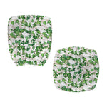 Watercolor Ivy Leaf Pattern Print Office Chair Cover