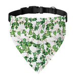 Watercolor Ivy Leaf Pattern Print Over The Collar Dog Bandana