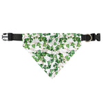 Watercolor Ivy Leaf Pattern Print Over The Collar Dog Bandana