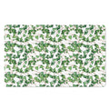 Watercolor Ivy Leaf Pattern Print Polyester Doormat
