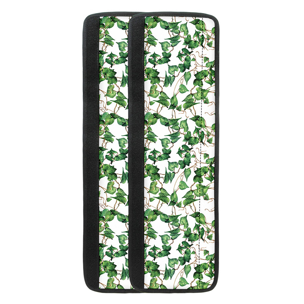 Watercolor Ivy Leaf Pattern Print Refrigerator Handle Covers