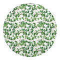 Watercolor Ivy Leaf Pattern Print Round Blanket