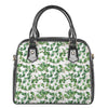 Watercolor Ivy Leaf Pattern Print Shoulder Handbag