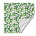Watercolor Ivy Leaf Pattern Print Silk Bandana