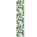 Watercolor Ivy Leaf Pattern Print Table Runner