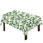 Watercolor Ivy Leaf Pattern Print Tablecloth