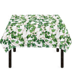 Watercolor Ivy Leaf Pattern Print Tablecloth
