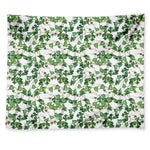 Watercolor Ivy Leaf Pattern Print Tapestry